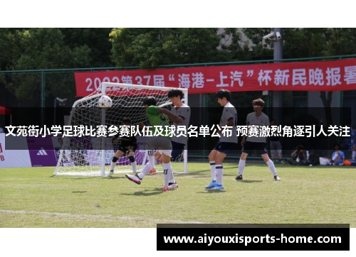 文苑街小学足球比赛参赛队伍及球员名单公布 预赛激烈角逐引人关注