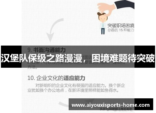 汉堡队保级之路漫漫，困境难题待突破